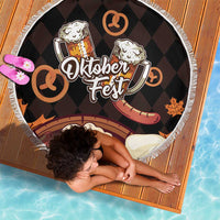 Oktoberfest German Beer Festival Celebration Beach Blanket - Wonder Print Shop