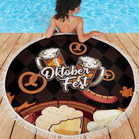 Oktoberfest German Beer Festival Celebration Beach Blanket - Wonder Print Shop