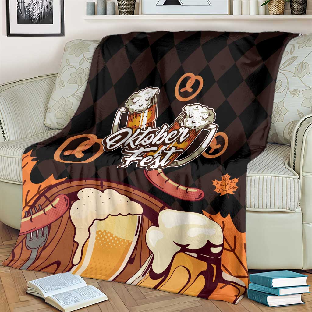 Oktoberfest German Beer Festival Celebration Blanket - Wonder Print Shop