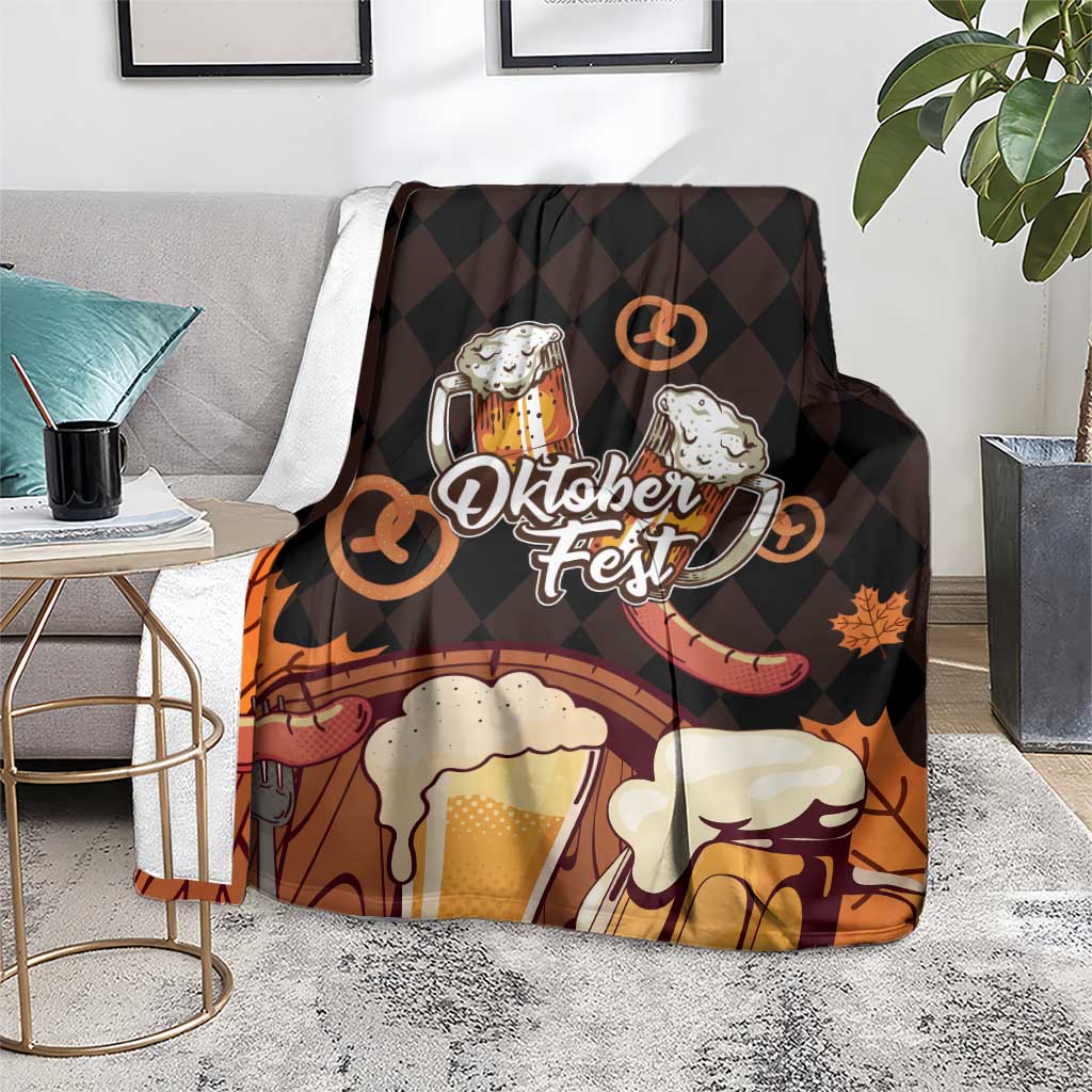 Oktoberfest German Beer Festival Celebration Blanket - Wonder Print Shop