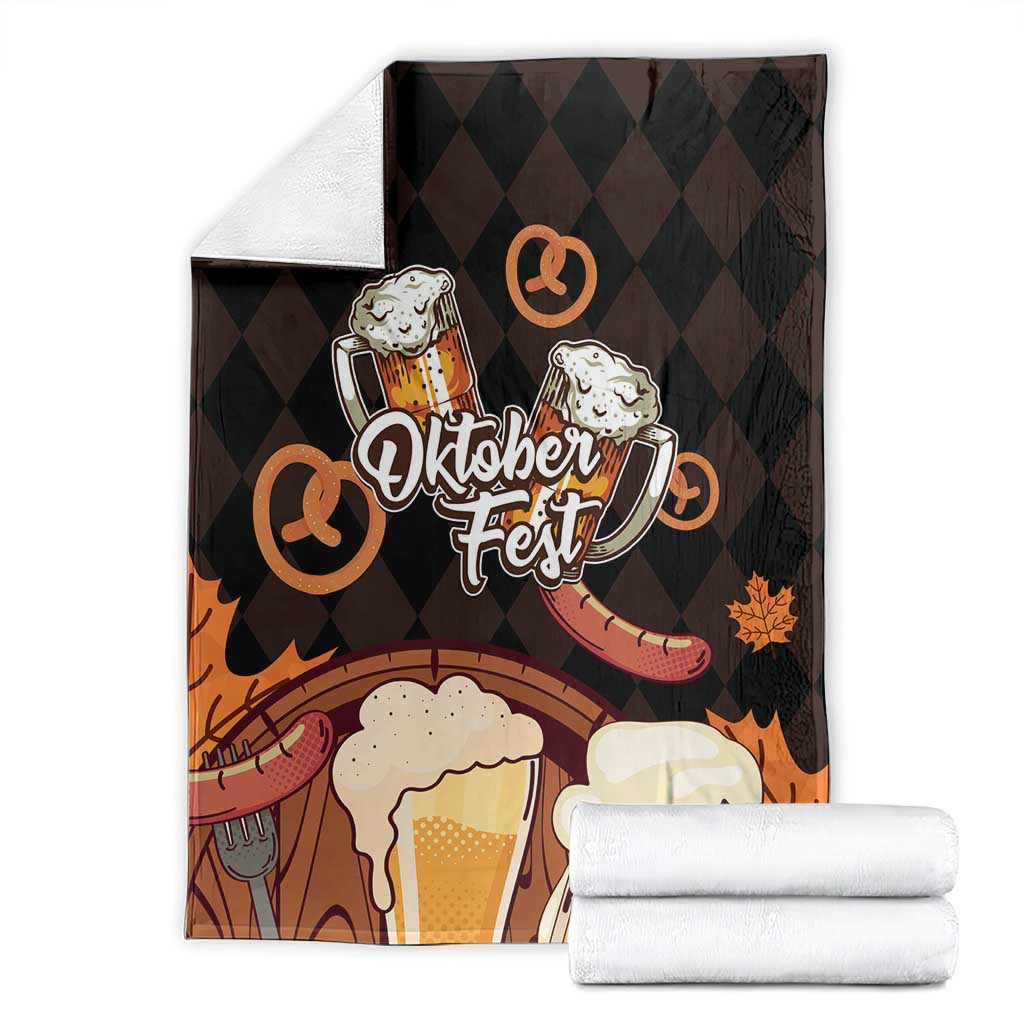 Oktoberfest German Beer Festival Celebration Blanket - Wonder Print Shop