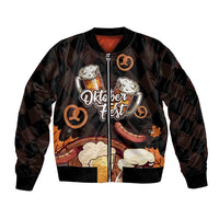 Oktoberfest German Beer Festival Celebration Bomber Jacket - Wonder Print Shop