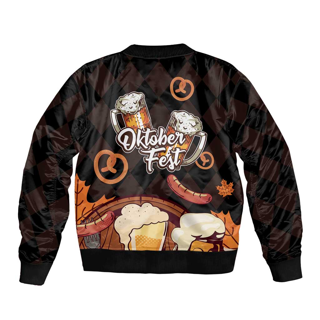 Oktoberfest German Beer Festival Celebration Bomber Jacket - Wonder Print Shop