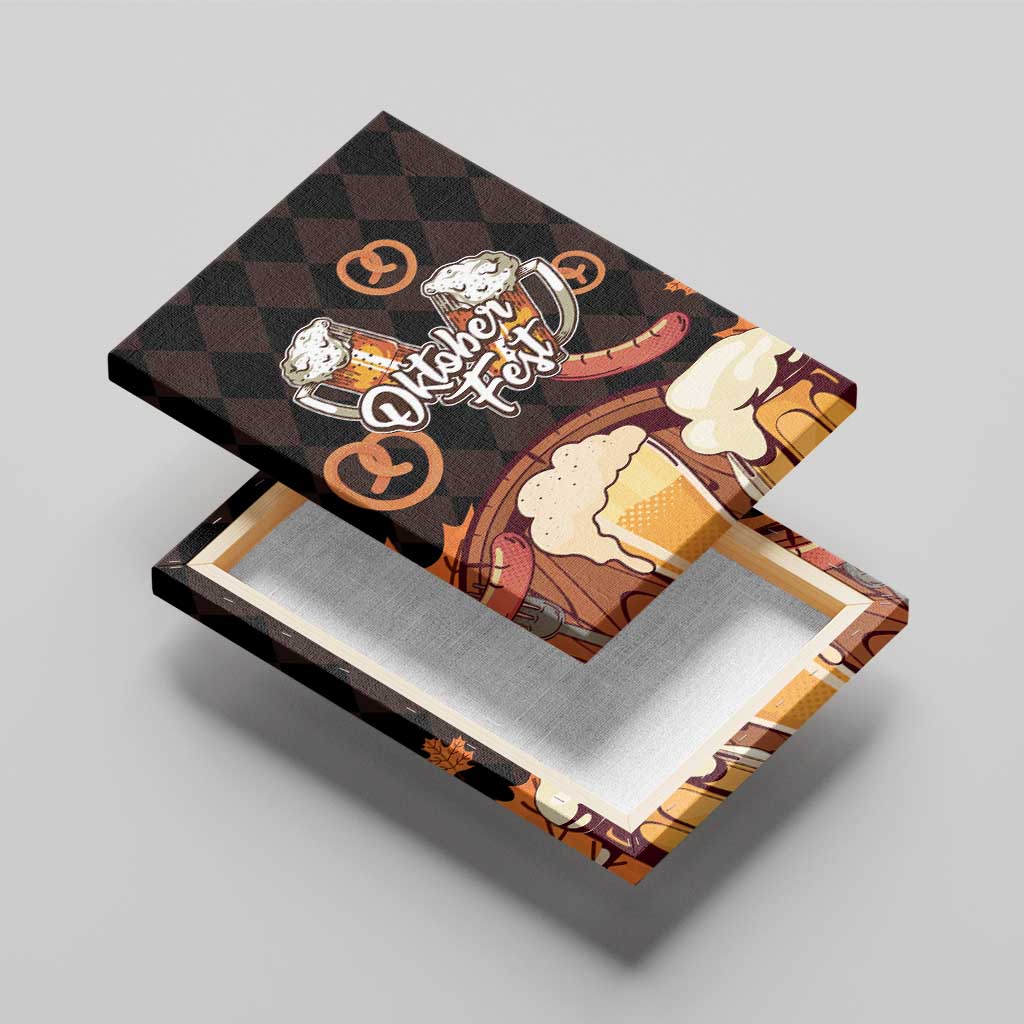 Oktoberfest German Beer Festival Celebration Canvas Wall Art - Wonder Print Shop