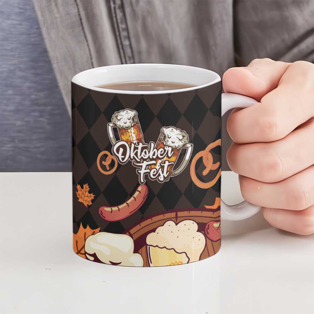 Oktoberfest German Beer Festival Celebration Ceramic Mug - Wonder Print Shop