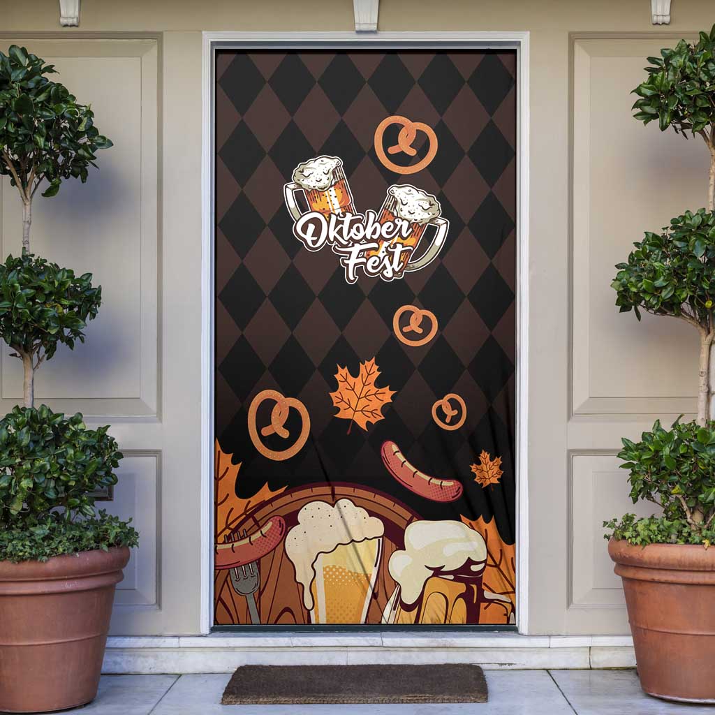 Oktoberfest German Beer Festival Celebration Door Cover - Wonder Print Shop