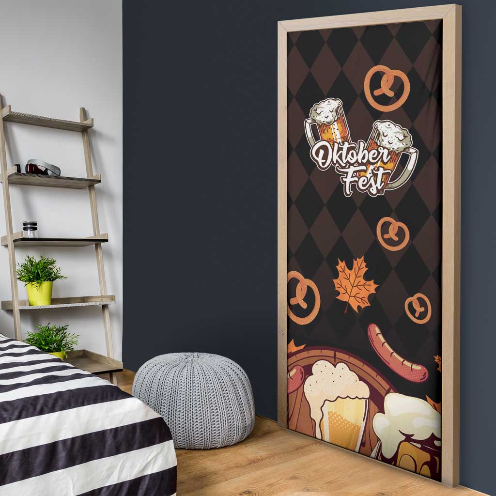 Oktoberfest German Beer Festival Celebration Door Cover - Wonder Print Shop