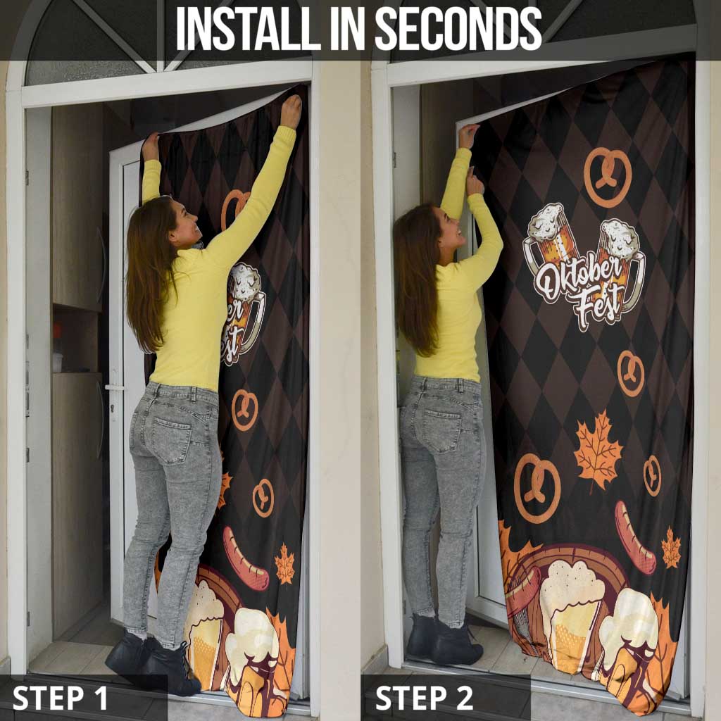 Oktoberfest German Beer Festival Celebration Door Cover - Wonder Print Shop