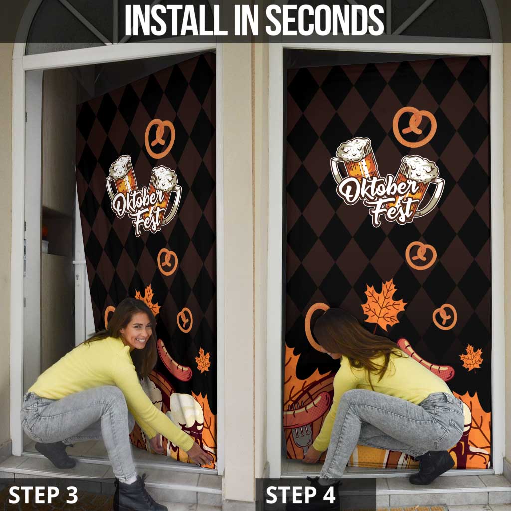 Oktoberfest German Beer Festival Celebration Door Cover - Wonder Print Shop