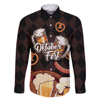 Oktoberfest German Beer Festival Celebration Family Matching Off The Shoulder Long Sleeve Dress and Hawaiian Shirt - Wonder Print Shop