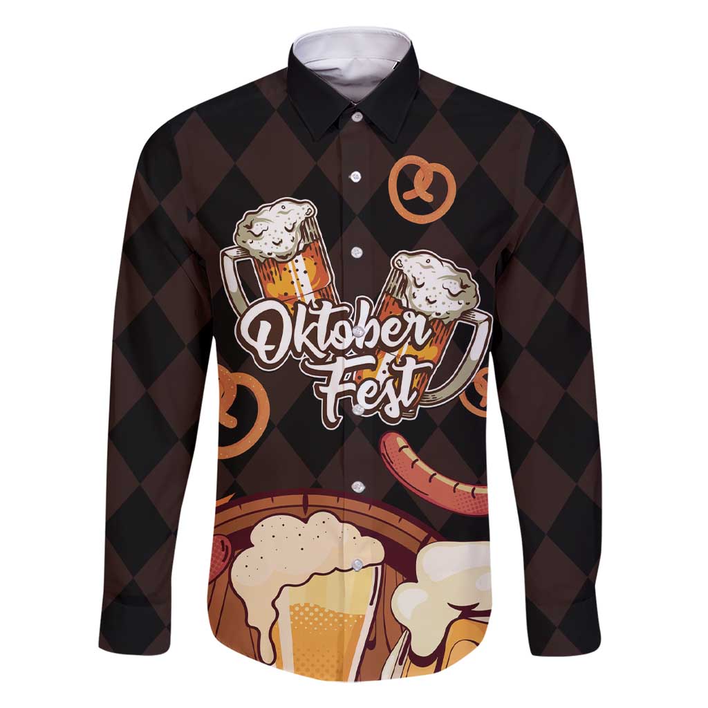 Oktoberfest German Beer Festival Celebration Family Matching Short Sleeve Bodycon Dress and Hawaiian Shirt - Wonder Print Shop