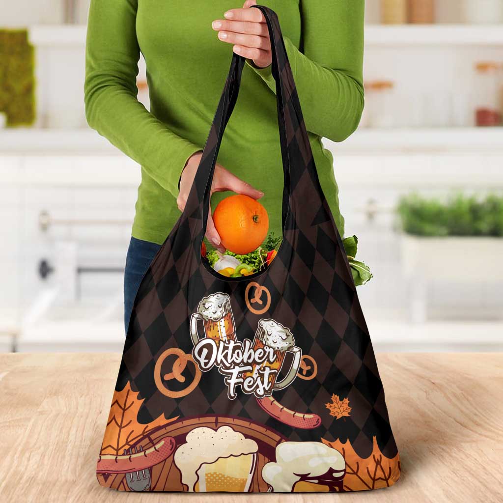 Oktoberfest German Beer Festival Celebration Grocery Bag - Wonder Print Shop