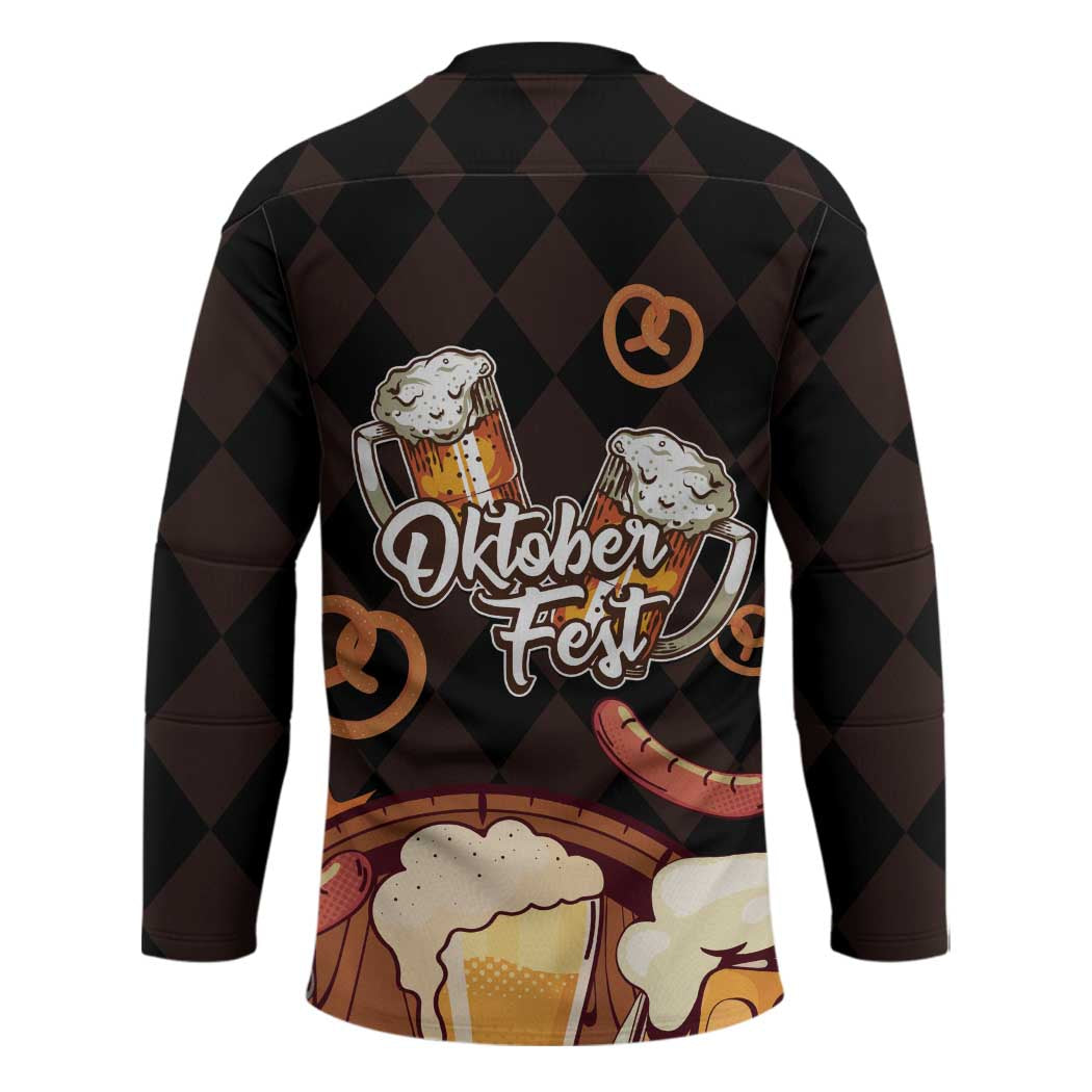 Oktoberfest German Beer Festival Celebration Hockey Jersey - Wonder Print Shop