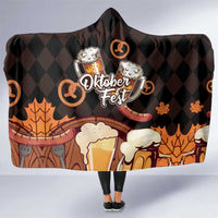 Oktoberfest German Beer Festival Celebration Hooded Blanket - Wonder Print Shop