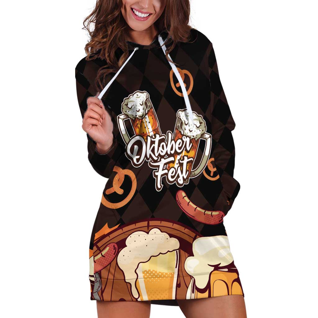 Oktoberfest German Beer Festival Celebration Hoodie Dress - Wonder Print Shop