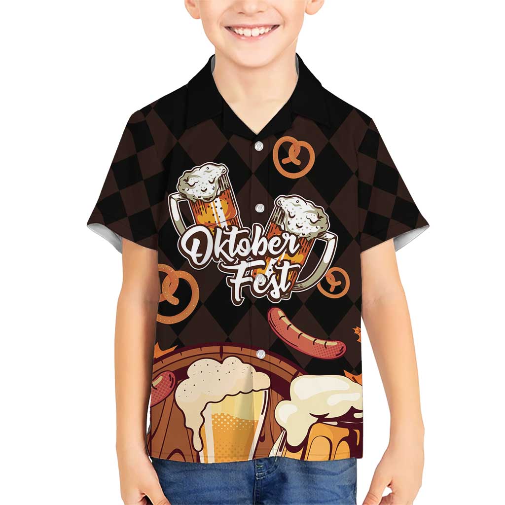 Oktoberfest German Beer Festival Celebration Kid Hawaiian Shirt - Wonder Print Shop