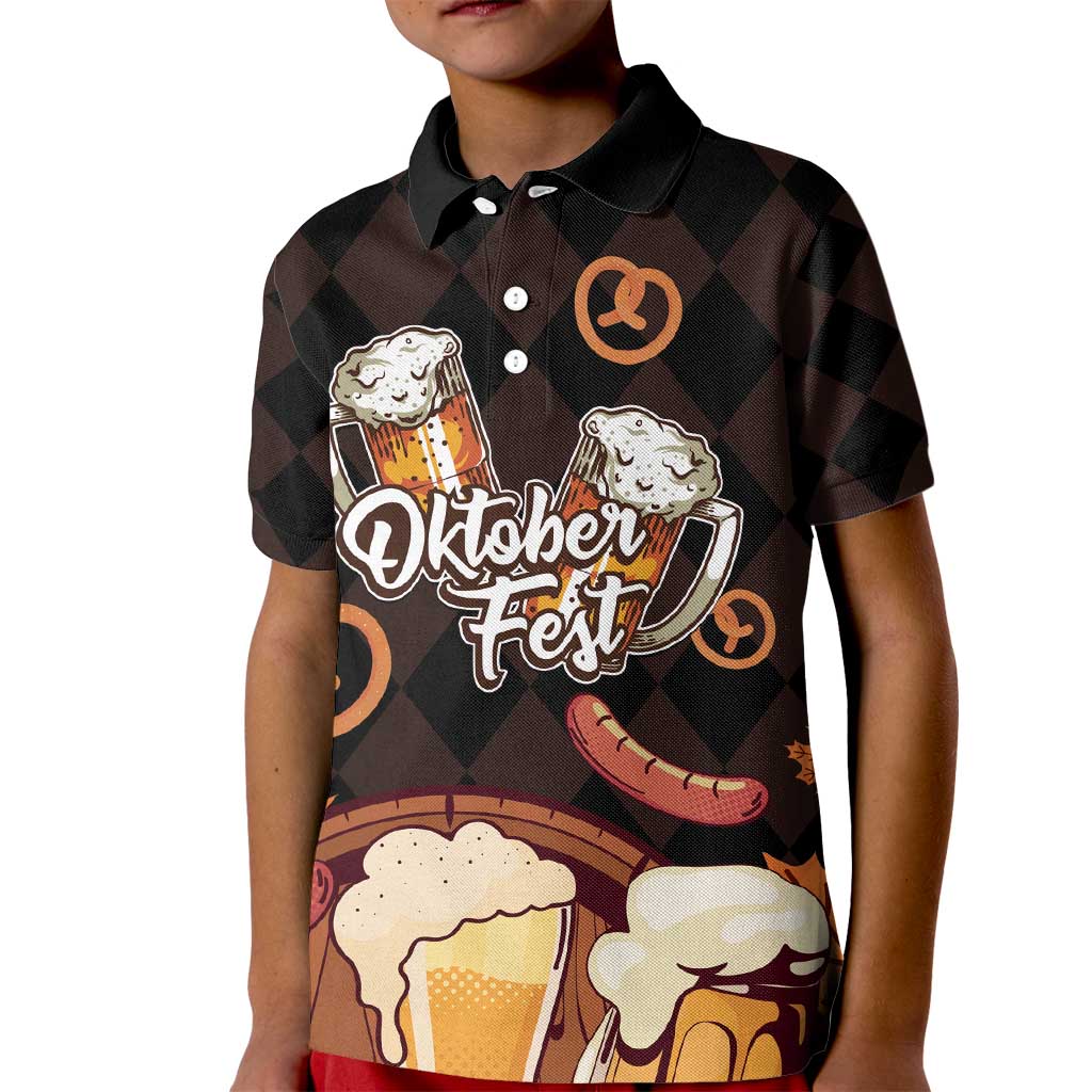 Oktoberfest German Beer Festival Celebration Kid Polo Shirt - Wonder Print Shop