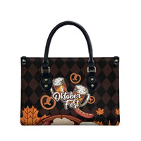 Oktoberfest German Beer Festival Celebration Leather Bag - Wonder Print Shop