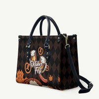 Oktoberfest German Beer Festival Celebration Leather Bag - Wonder Print Shop