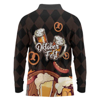 Oktoberfest German Beer Festival Celebration Long Sleeve Polo Shirt - Wonder Print Shop
