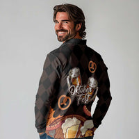 Oktoberfest German Beer Festival Celebration Long Sleeve Polo Shirt - Wonder Print Shop