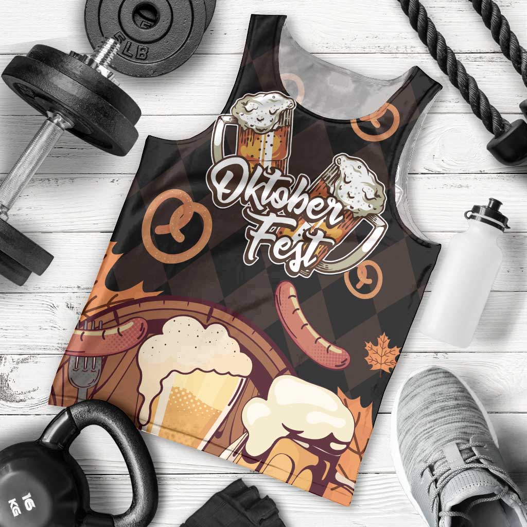 Oktoberfest German Beer Festival Celebration Men Tank Top - Wonder Print Shop