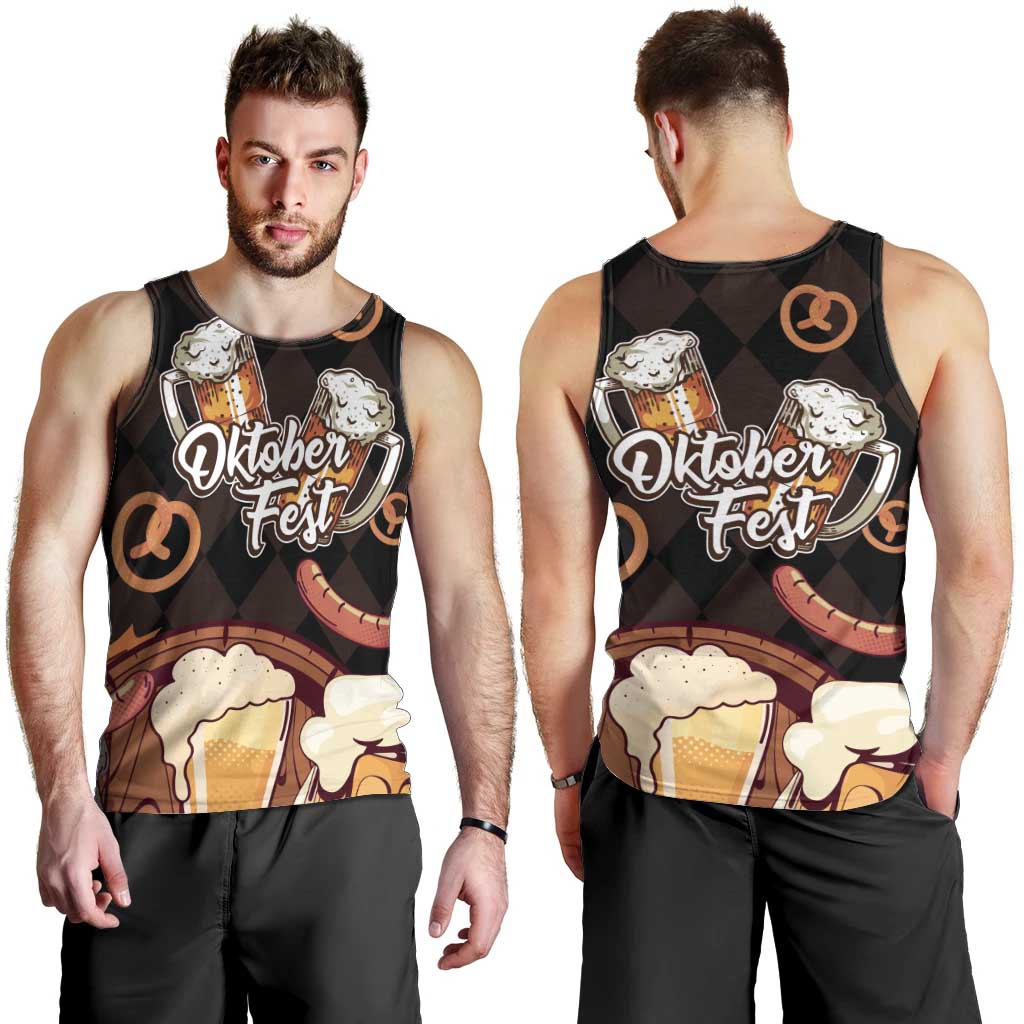 Oktoberfest German Beer Festival Celebration Men Tank Top - Wonder Print Shop