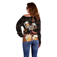 Oktoberfest German Beer Festival Celebration Off Shoulder Sweater - Wonder Print Shop