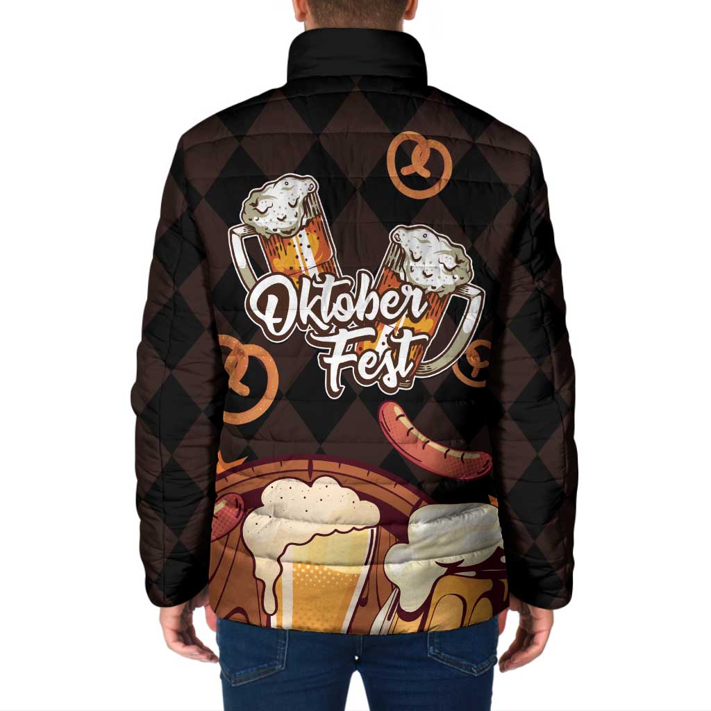 Oktoberfest German Beer Festival Celebration Padded Jacket - Wonder Print Shop