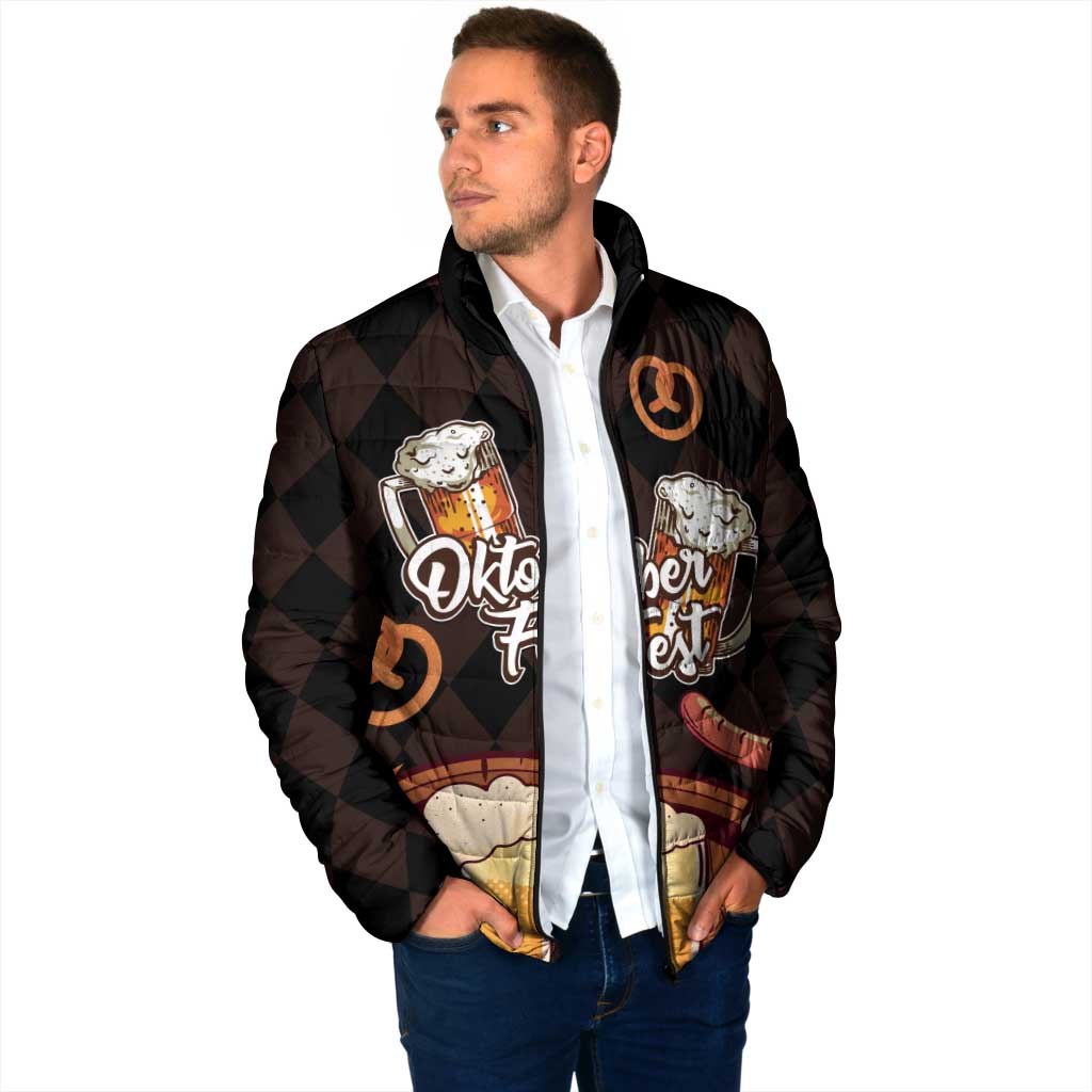 Oktoberfest German Beer Festival Celebration Padded Jacket - Wonder Print Shop
