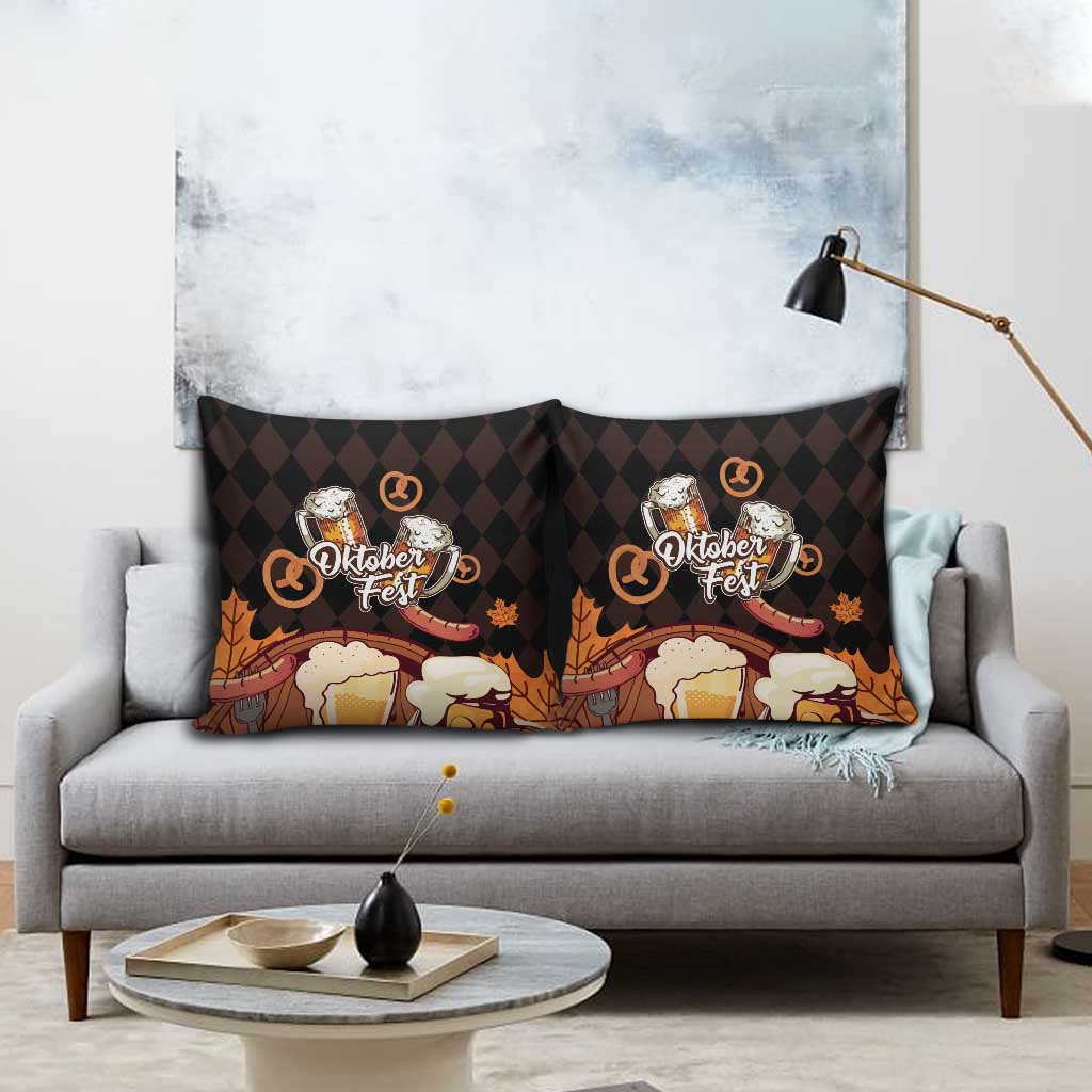 Oktoberfest German Beer Festival Celebration Pillow Cover - Wonder Print Shop
