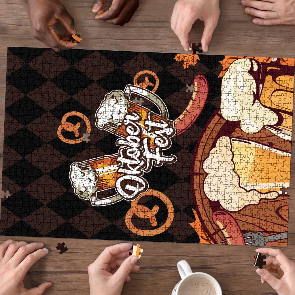 Oktoberfest German Beer Festival Celebration Puzzle - Wonder Print Shop