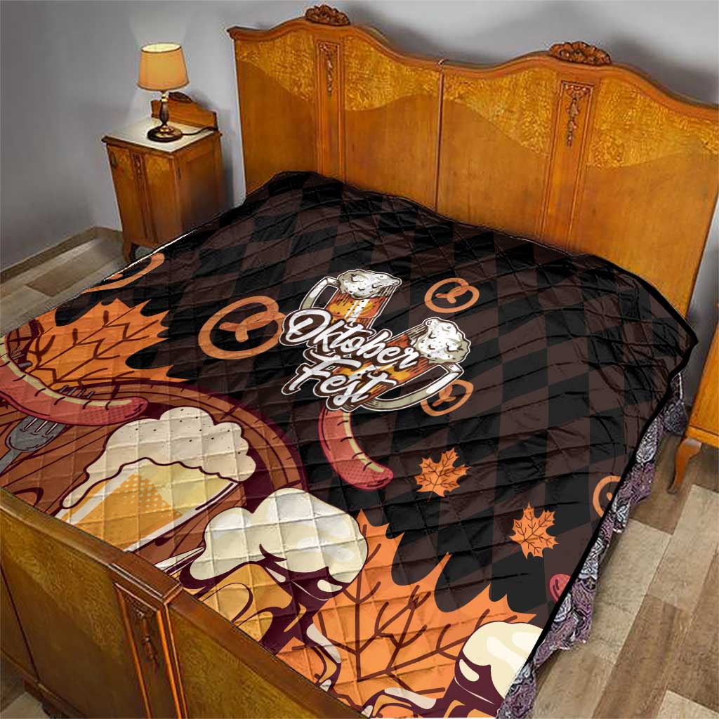 Oktoberfest German Beer Festival Celebration Quilt - Wonder Print Shop