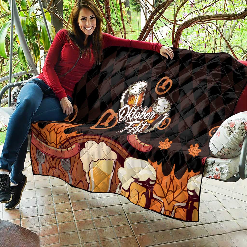 Oktoberfest German Beer Festival Celebration Quilt - Wonder Print Shop