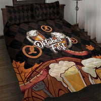 Oktoberfest German Beer Festival Celebration Quilt Bed Set - Wonder Print Shop
