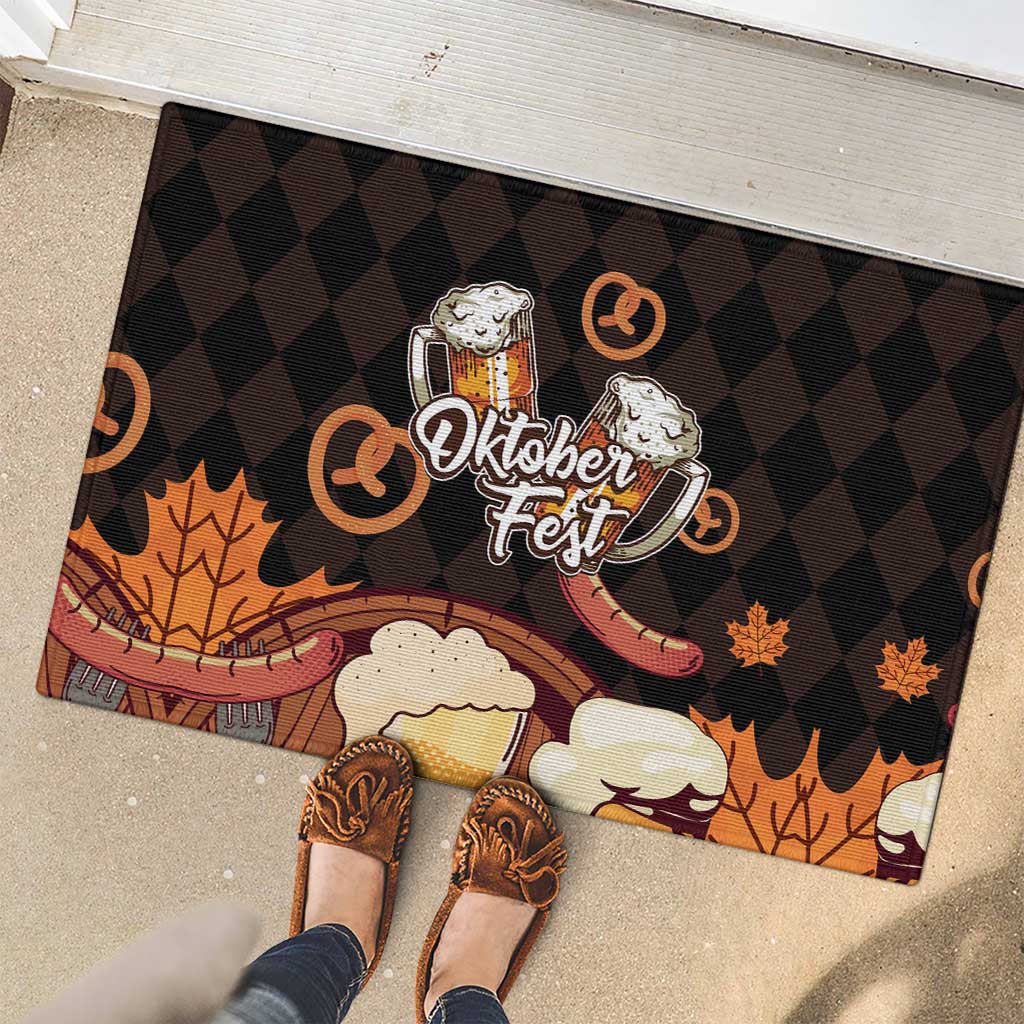 Oktoberfest German Beer Festival Celebration Rubber Doormat - Wonder Print Shop