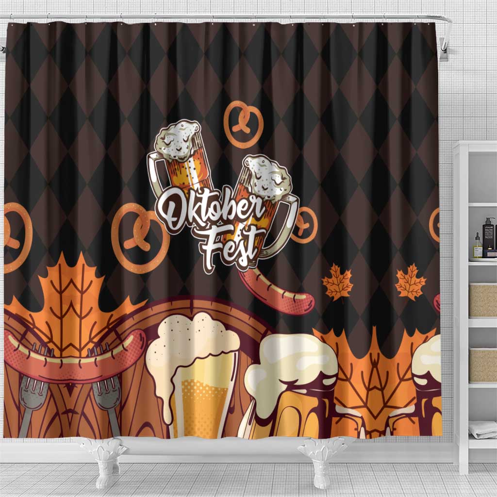 Oktoberfest German Beer Festival Celebration Shower Curtain - Wonder Print Shop