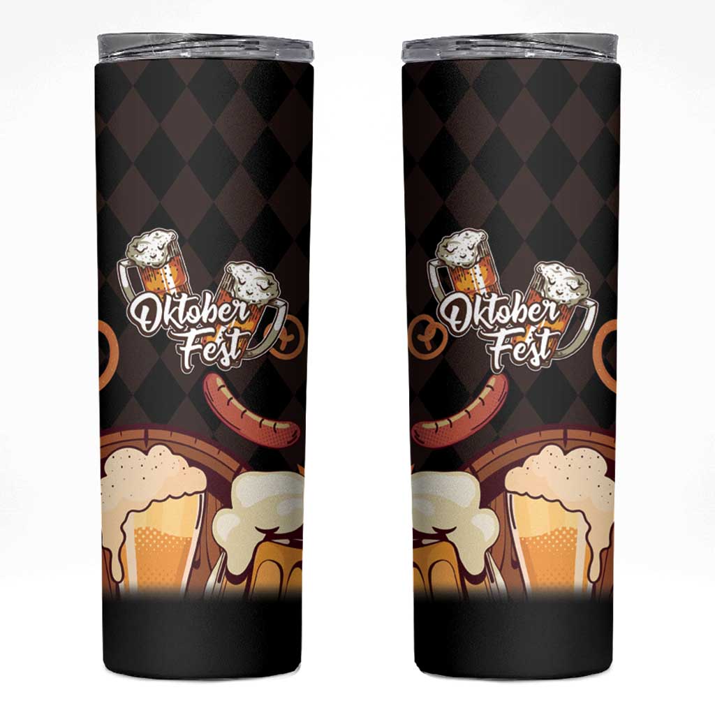 Oktoberfest German Beer Festival Celebration Skinny Tumbler - Wonder Print Shop