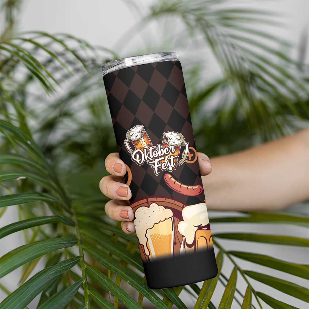 Oktoberfest German Beer Festival Celebration Skinny Tumbler - Wonder Print Shop