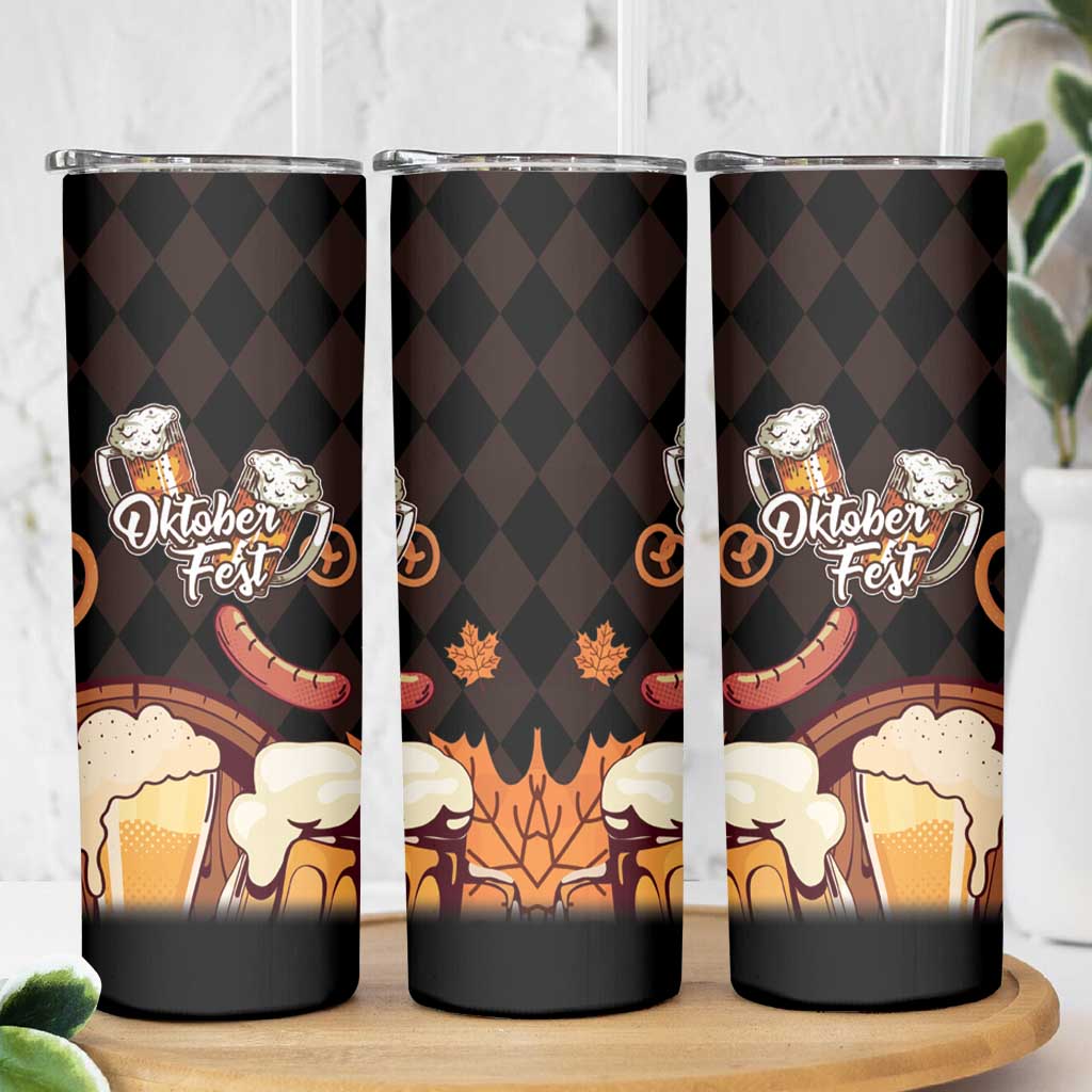 Oktoberfest German Beer Festival Celebration Skinny Tumbler - Wonder Print Shop