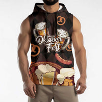 Oktoberfest German Beer Festival Celebration Sleeveless Hoodie - Wonder Print Shop