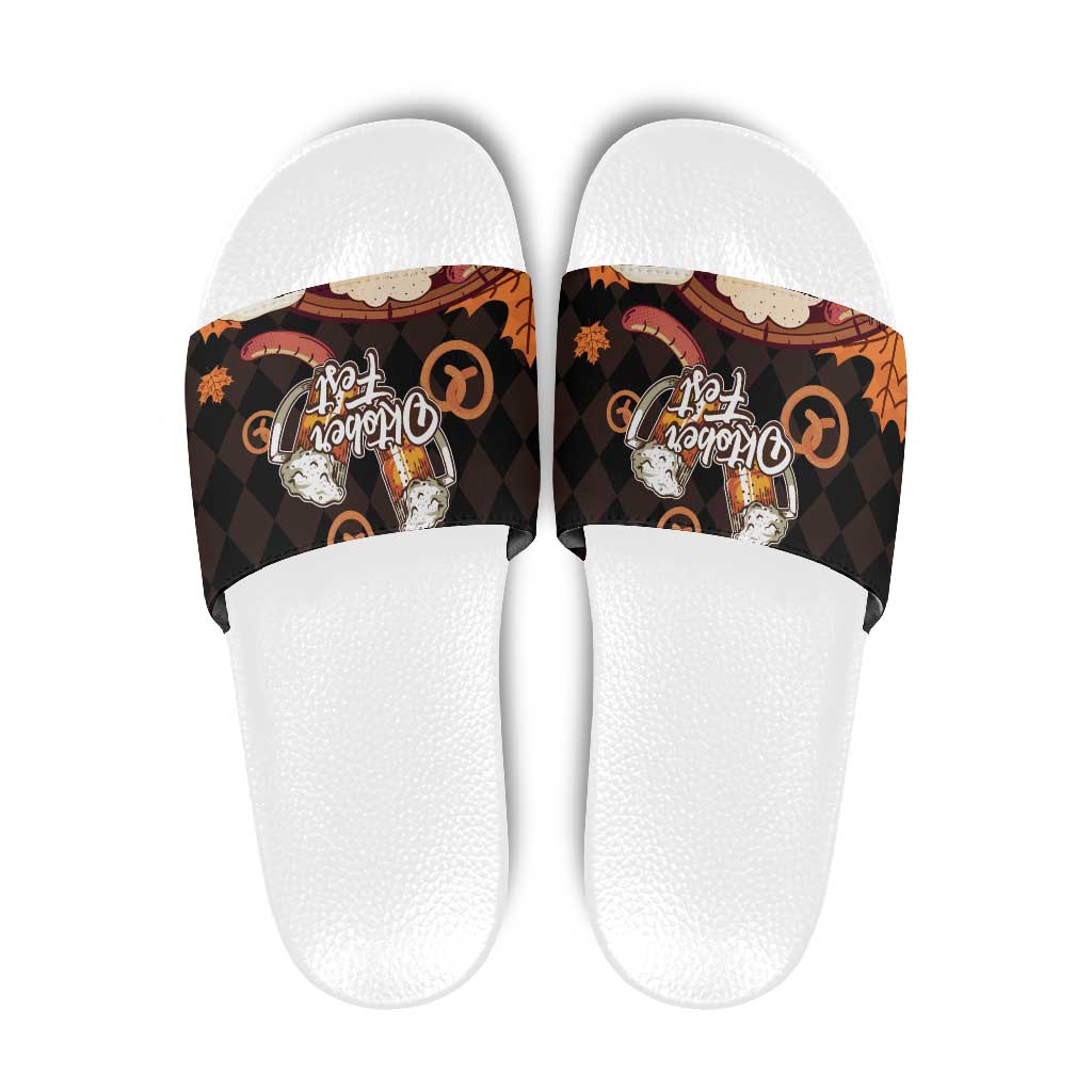 Oktoberfest German Beer Festival Celebration Slide Sandals - Wonder Print Shop