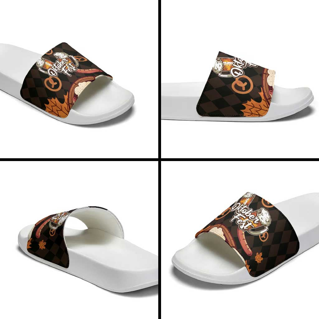 Oktoberfest German Beer Festival Celebration Slide Sandals - Wonder Print Shop