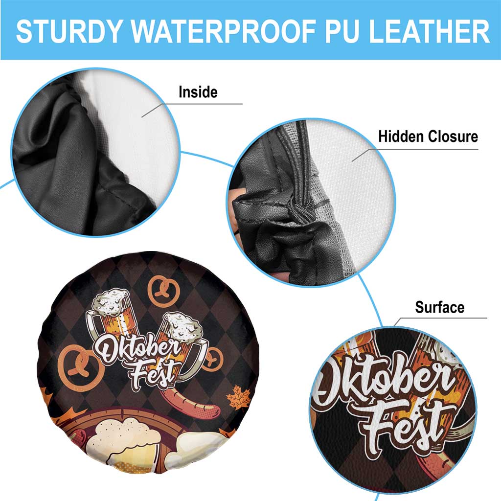 Oktoberfest German Beer Festival Celebration Spare Tire Cover - Wonder Print Shop