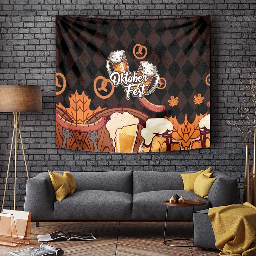 Oktoberfest German Beer Festival Celebration Tapestry - Wonder Print Shop
