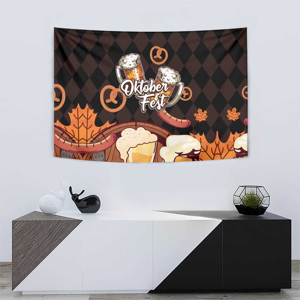 Oktoberfest German Beer Festival Celebration Tapestry - Wonder Print Shop
