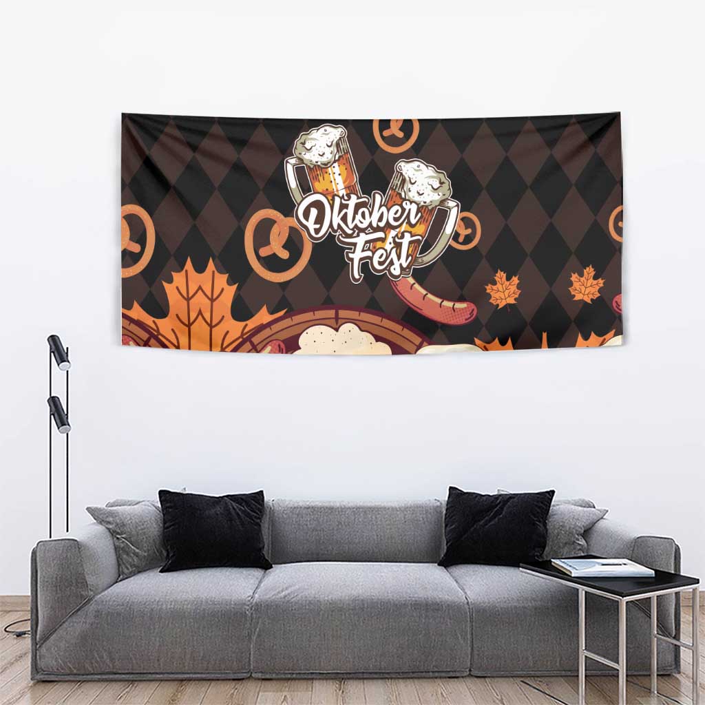 Oktoberfest German Beer Festival Celebration Tapestry - Wonder Print Shop