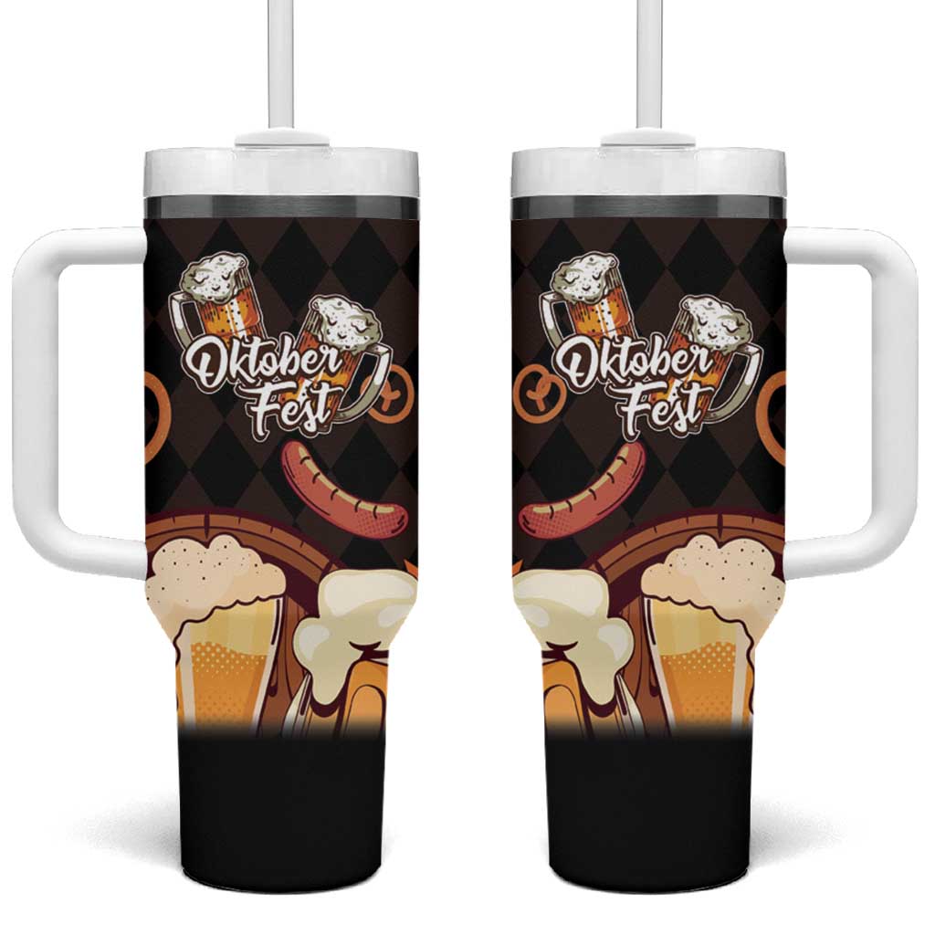 Oktoberfest German Beer Festival Celebration Tumbler With Handle - Wonder Print Shop
