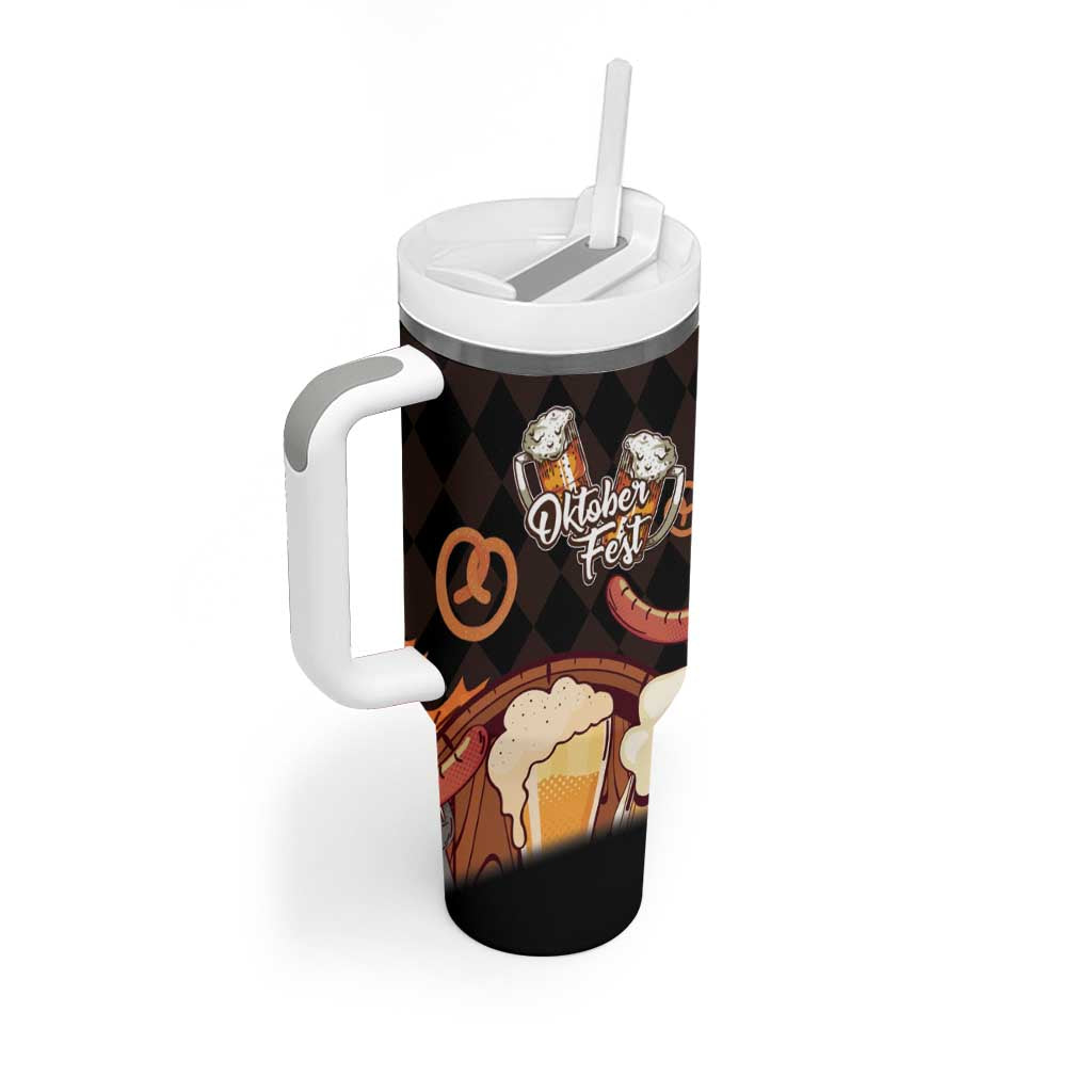 Oktoberfest German Beer Festival Celebration Tumbler With Handle - Wonder Print Shop