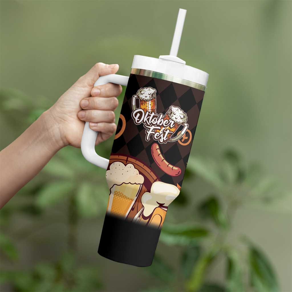 Oktoberfest German Beer Festival Celebration Tumbler With Handle - Wonder Print Shop